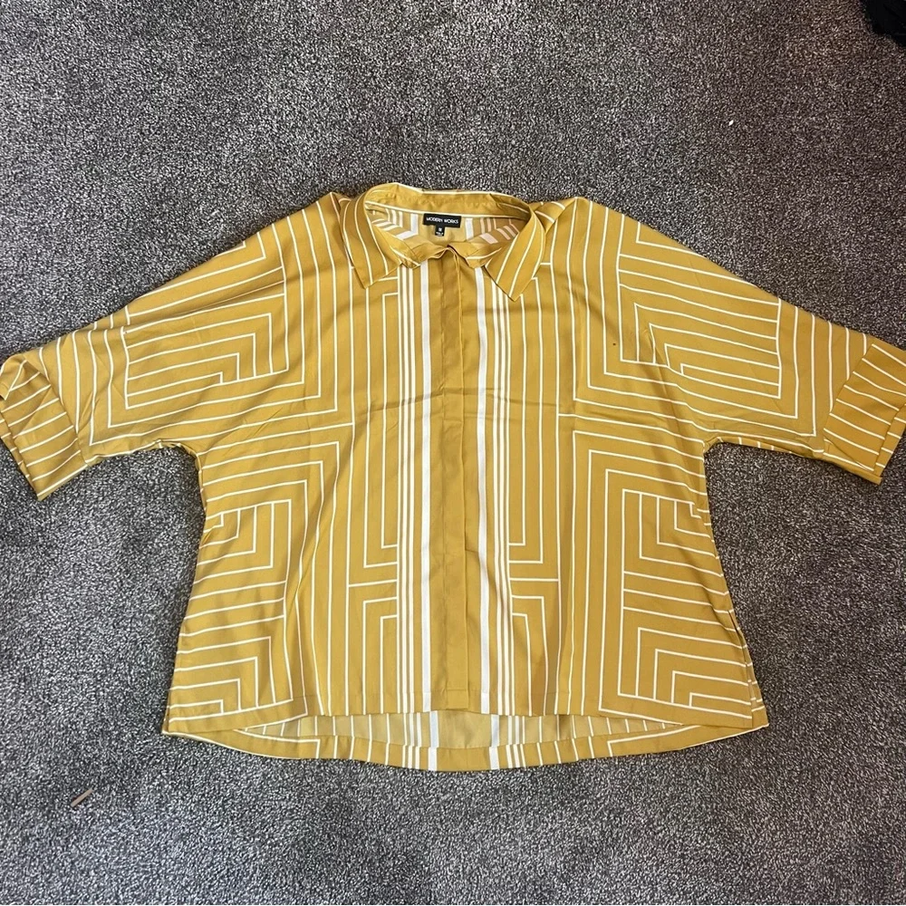Modern Works Blouse - Picture 1 of 3